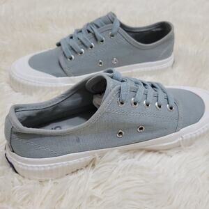 Guffy Y2K Platform Shoes Womens Size 8 Blue Lace Up Sneakers